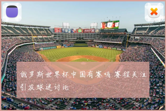 俄罗斯世界杯中国有赛吗 赛程关注引发球迷讨论